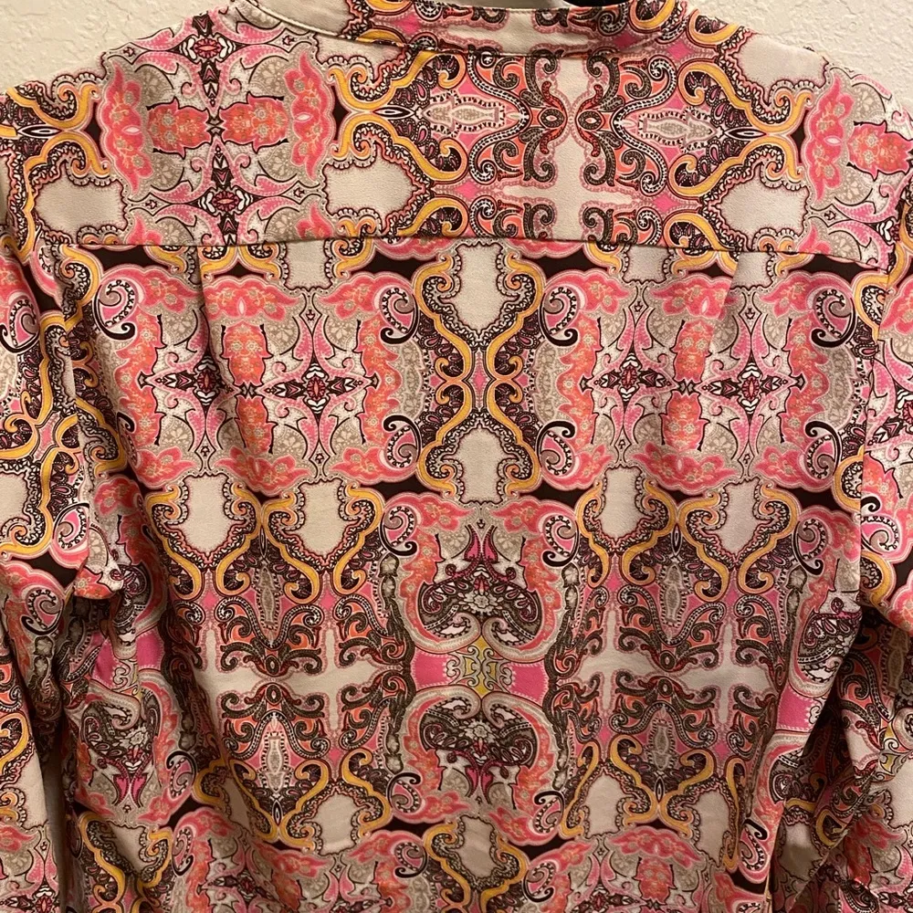 Charter Club button down utility blouse medium petite. - Image 6