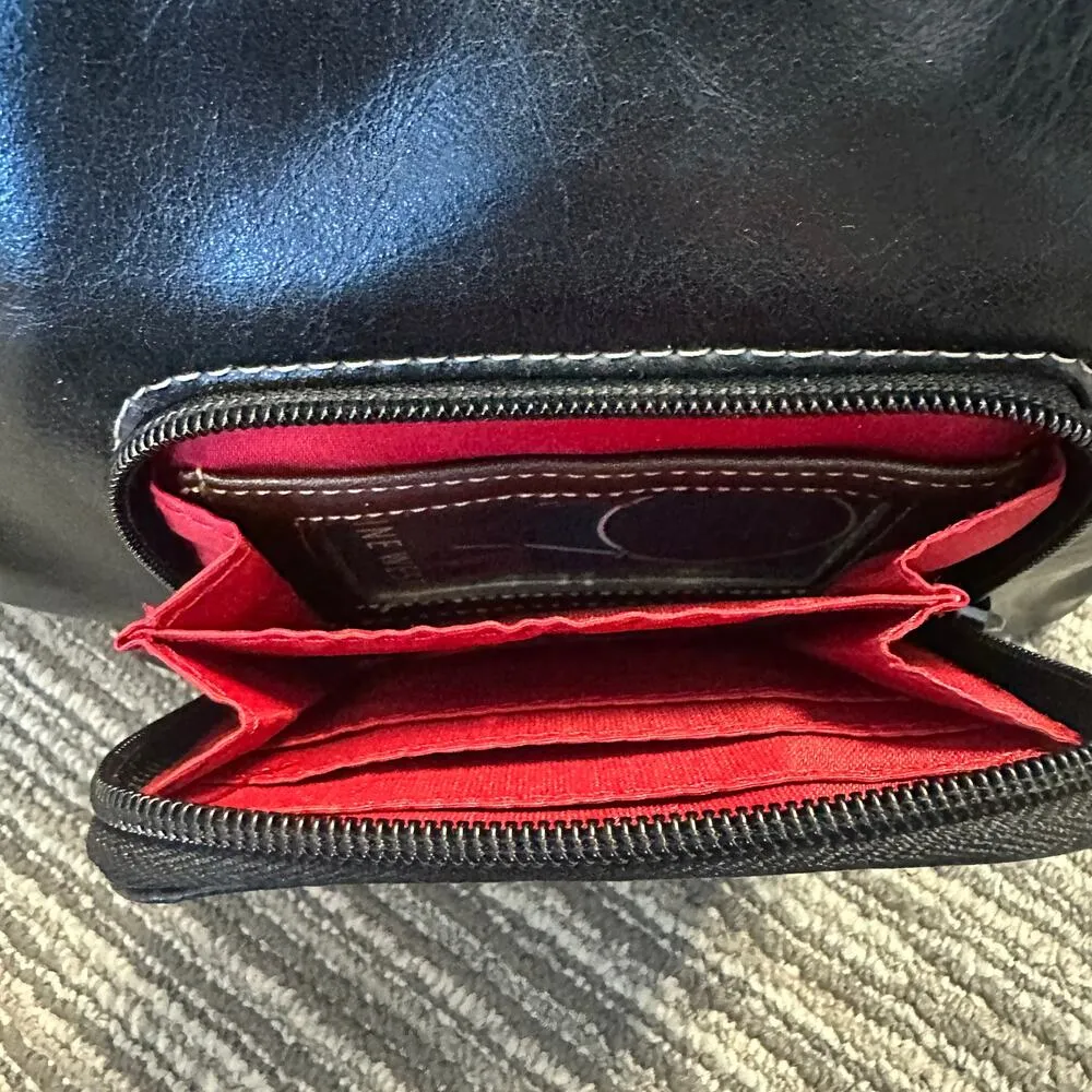 Nine West Vtg Aughts Deadstock Talk Shop Mini Black Shoulder Bag Office Siren - Image 5