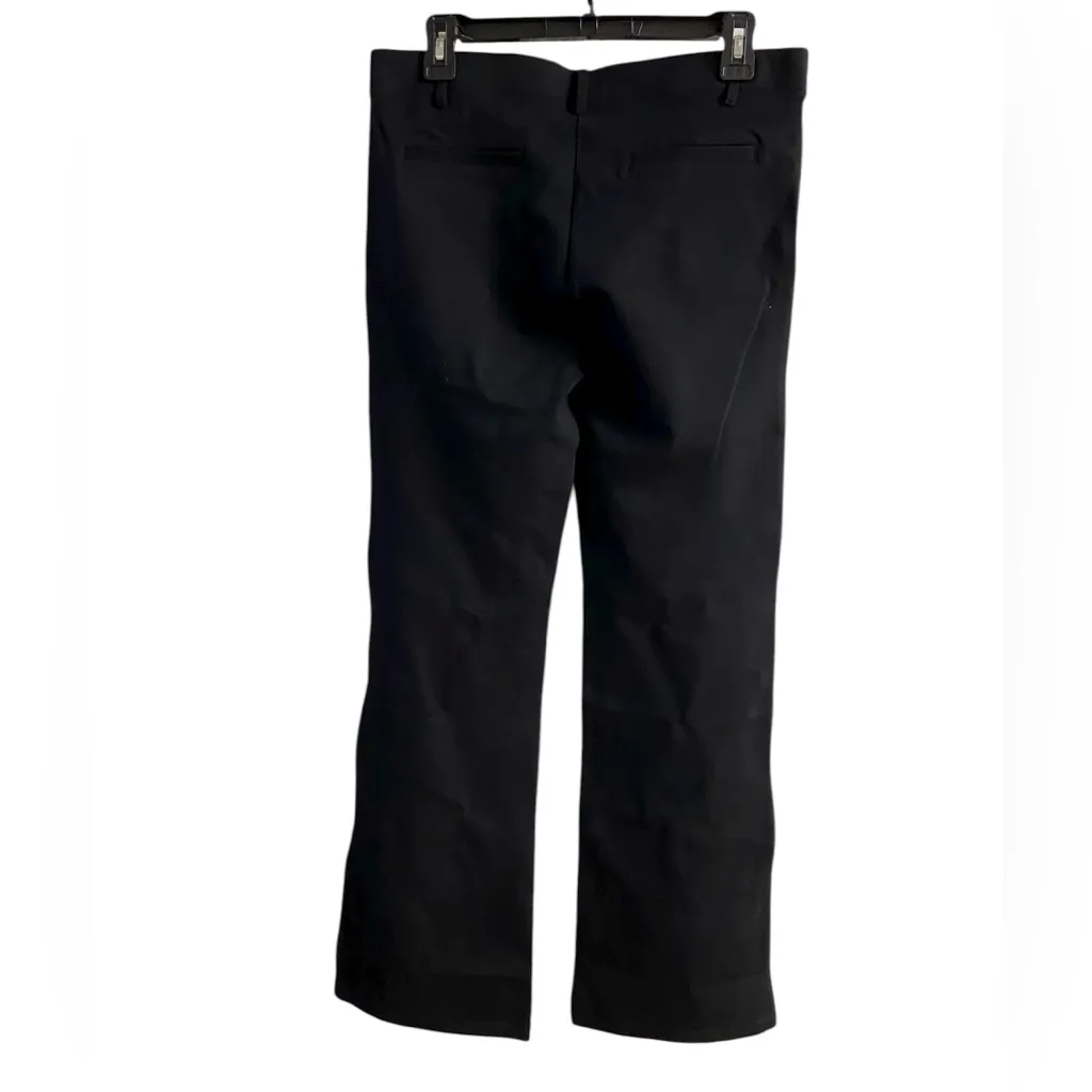 Betabrand pull on pants black bootcut flare women Large - Image 5