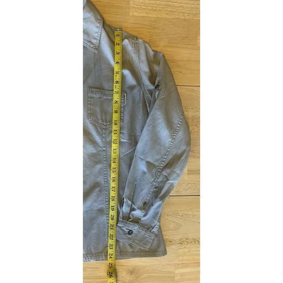 Dri Duck Mortar LS Button‎ Up Shirt Women's Large Tan - Image 6