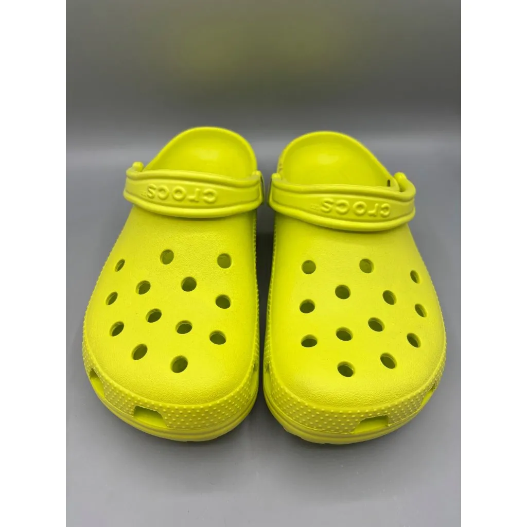 Crocs‎ Bright Yellow Crocs Classic Clogs Size Womens 9 - Image 2