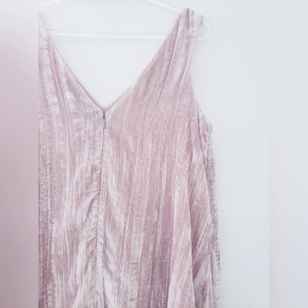 Ann Taylor Loft Maternity Crushed Velvet Relaxed Swing Dress - Image 6