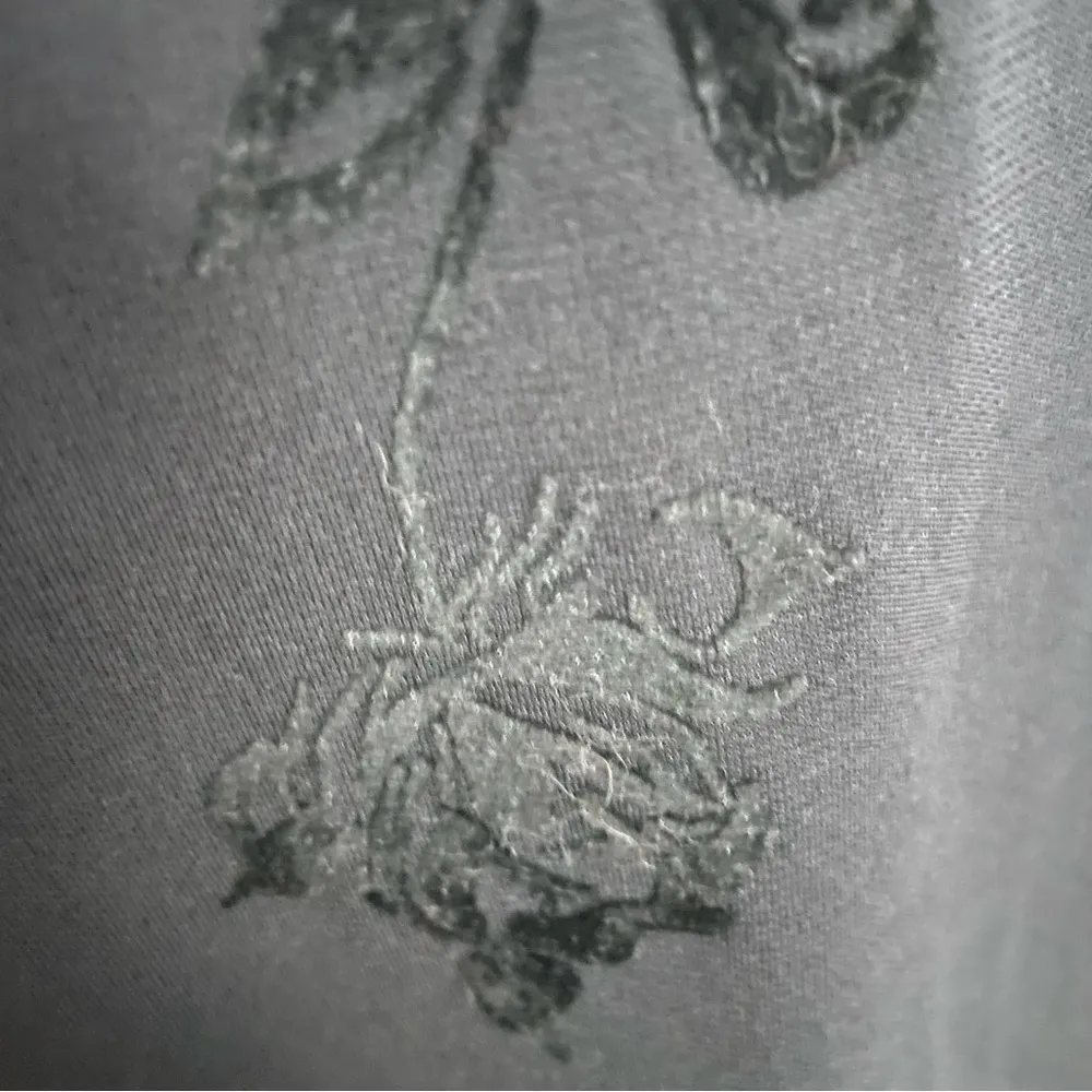 Vintage Y2K Byer Too Dress Maxi Floral Square High Neck Spaghetti Straps Black Size M - Image 5