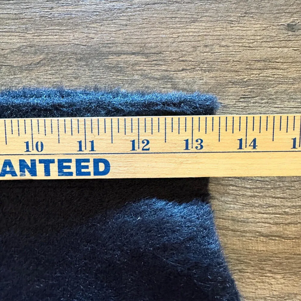 Gymshark Whitney Simmons Eyelash Black Fuzzy Bike Shorts Womens Medium - Image 7