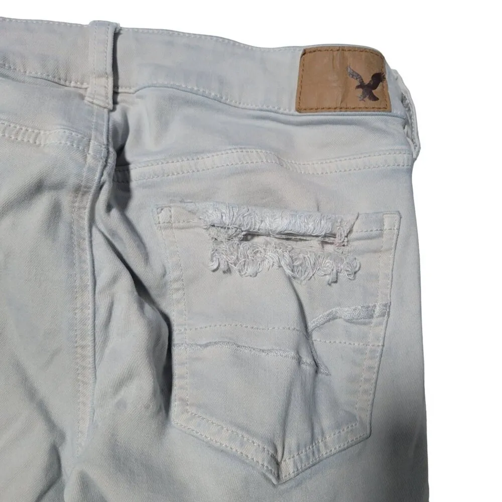 American Eagle crop jegging Blue Size 6 - Image 6