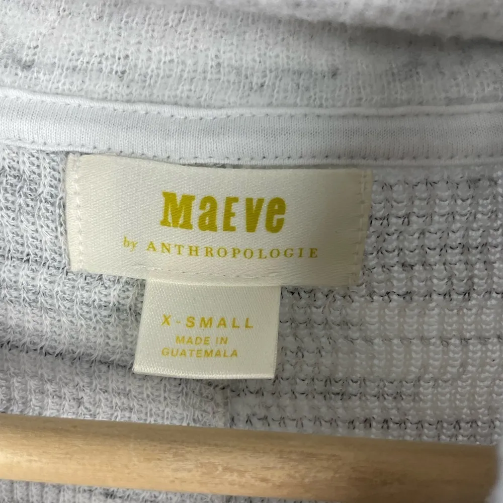 Maeve by Anthropologie Gray Super Soft Risa Hacci Tunic Cowl Neck Sweater - Image 5