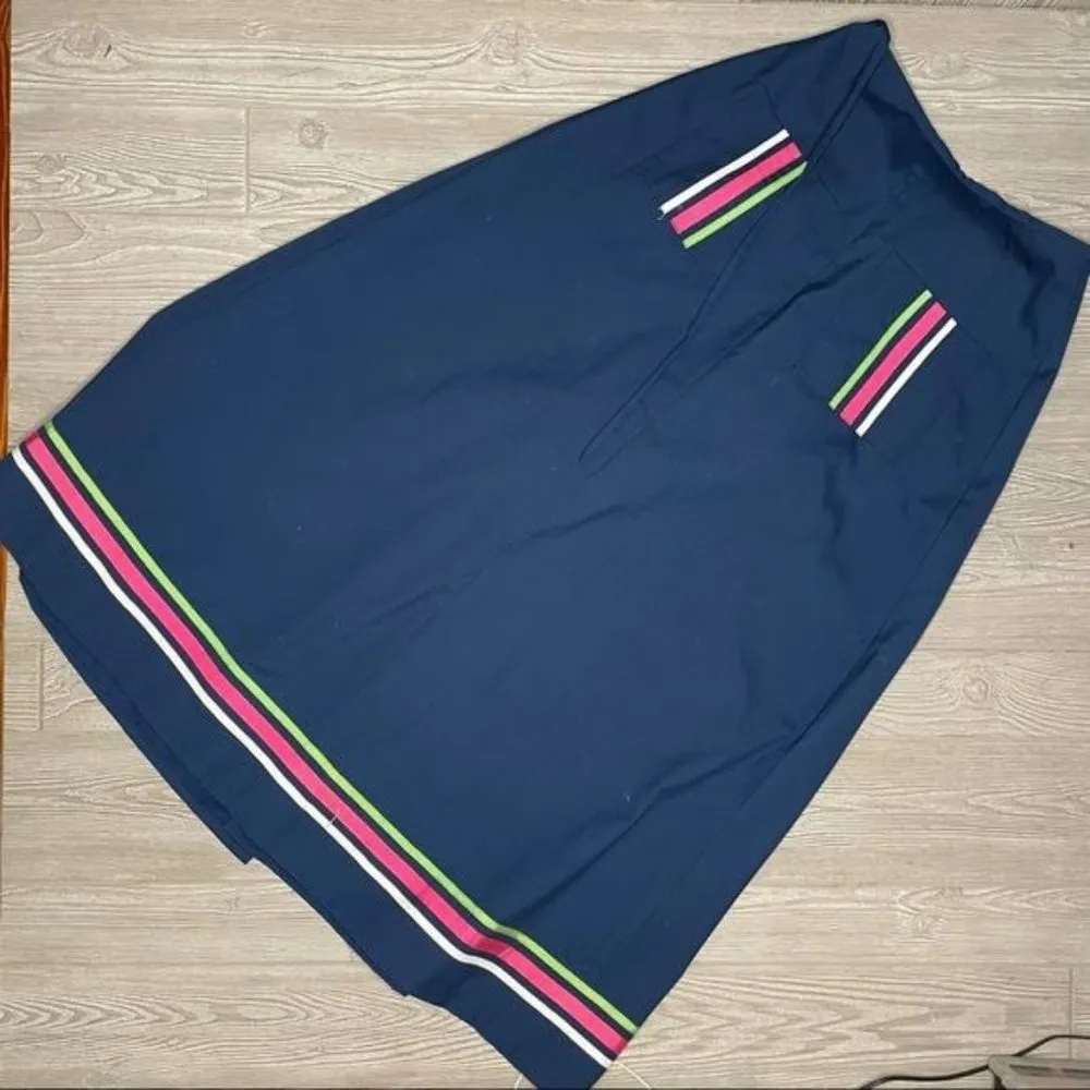 C.cs patchwork wrap pocketed long heavy fabric maxi wrap skirt one size Blue Size undefined - Image 3