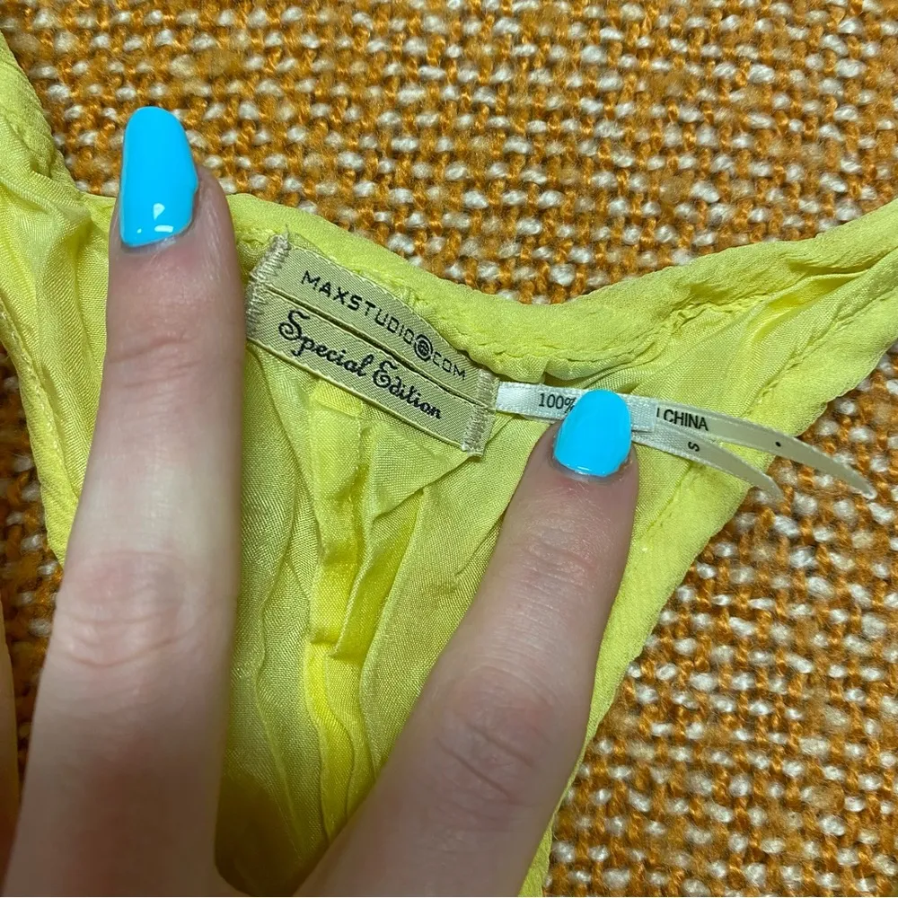 Early 2000’s Yellow Floral Tank - Image 3