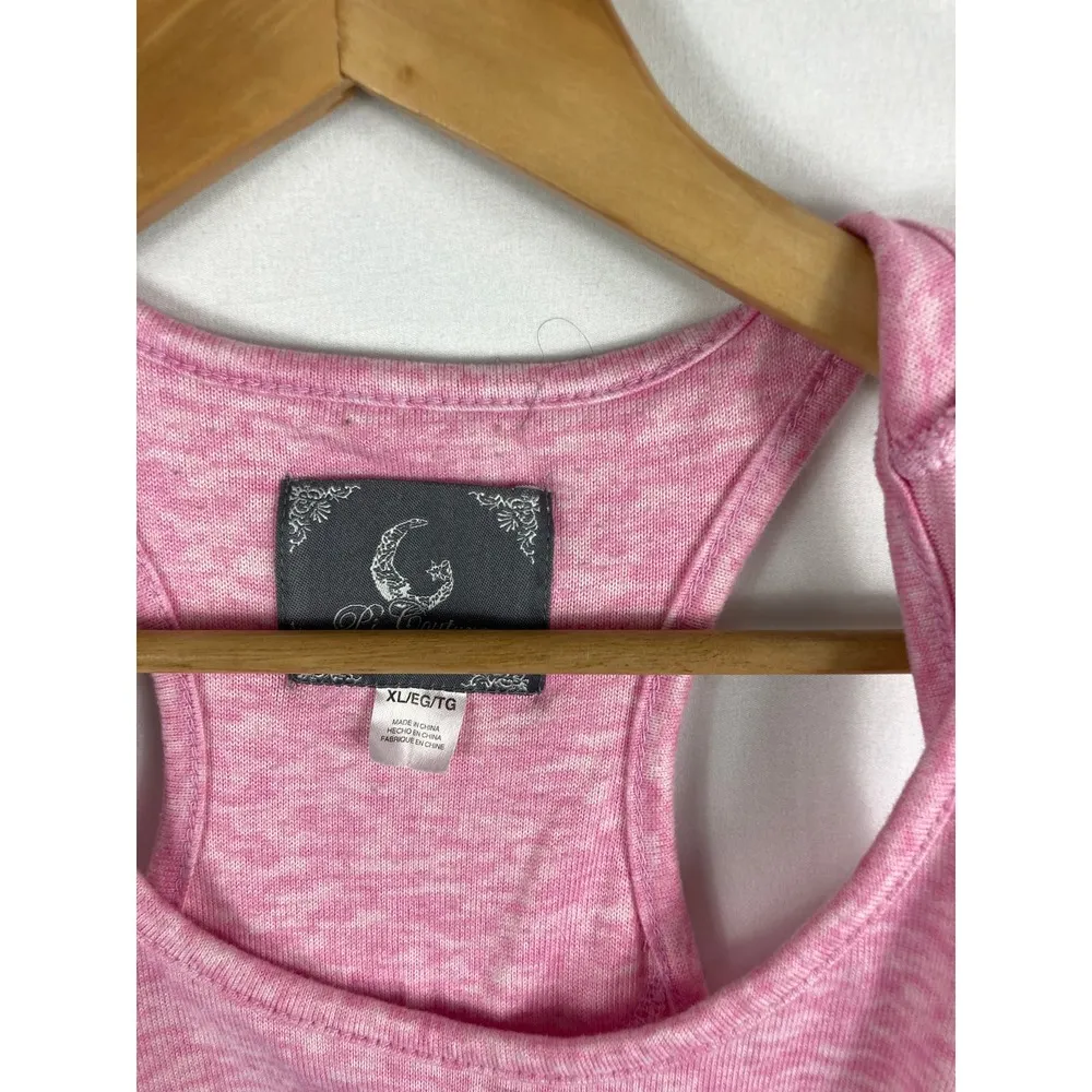 PJ Couture Stop & Smell the Rose Sleep Tank Size XL - Image 3