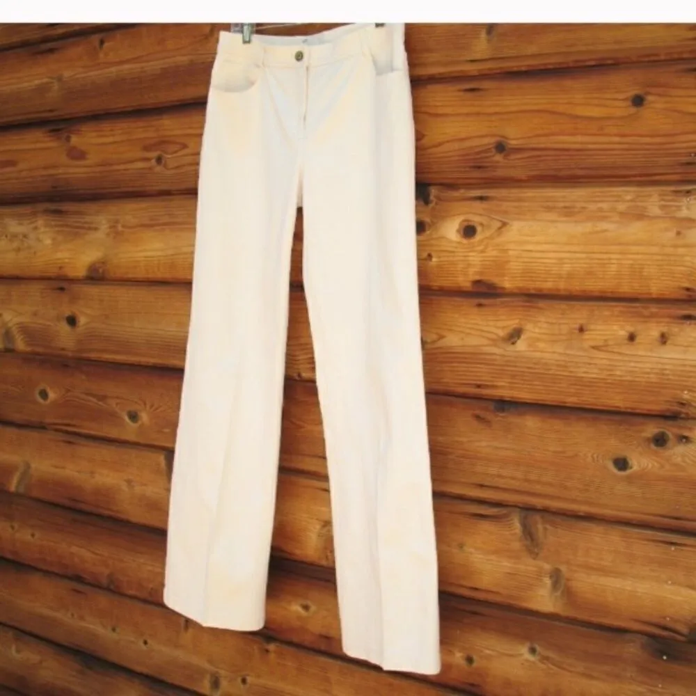 St. John by Marie Gray Boot Cut Beige Jeans - Image 3