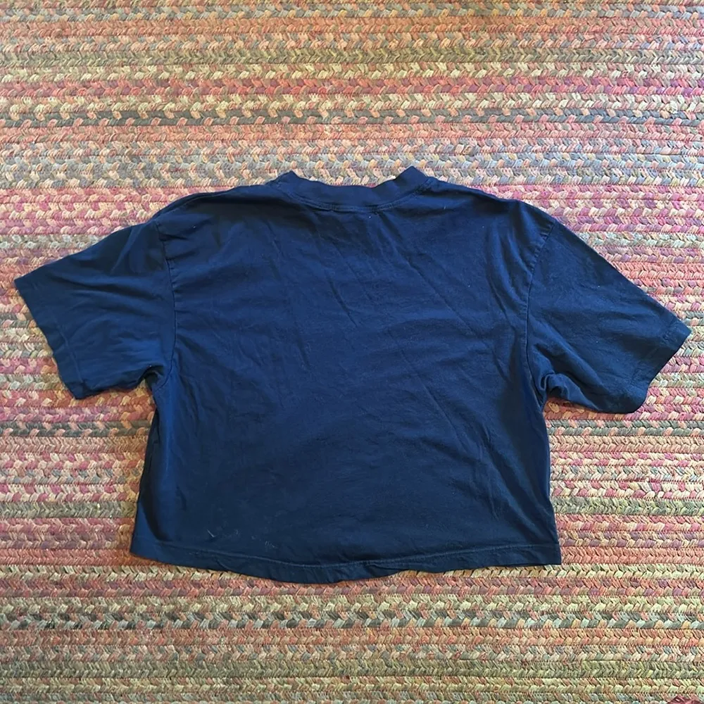 TRULY MADLY DEEPLY BLACK SEXY CUT OUT CROP TOP TEE - Image 5