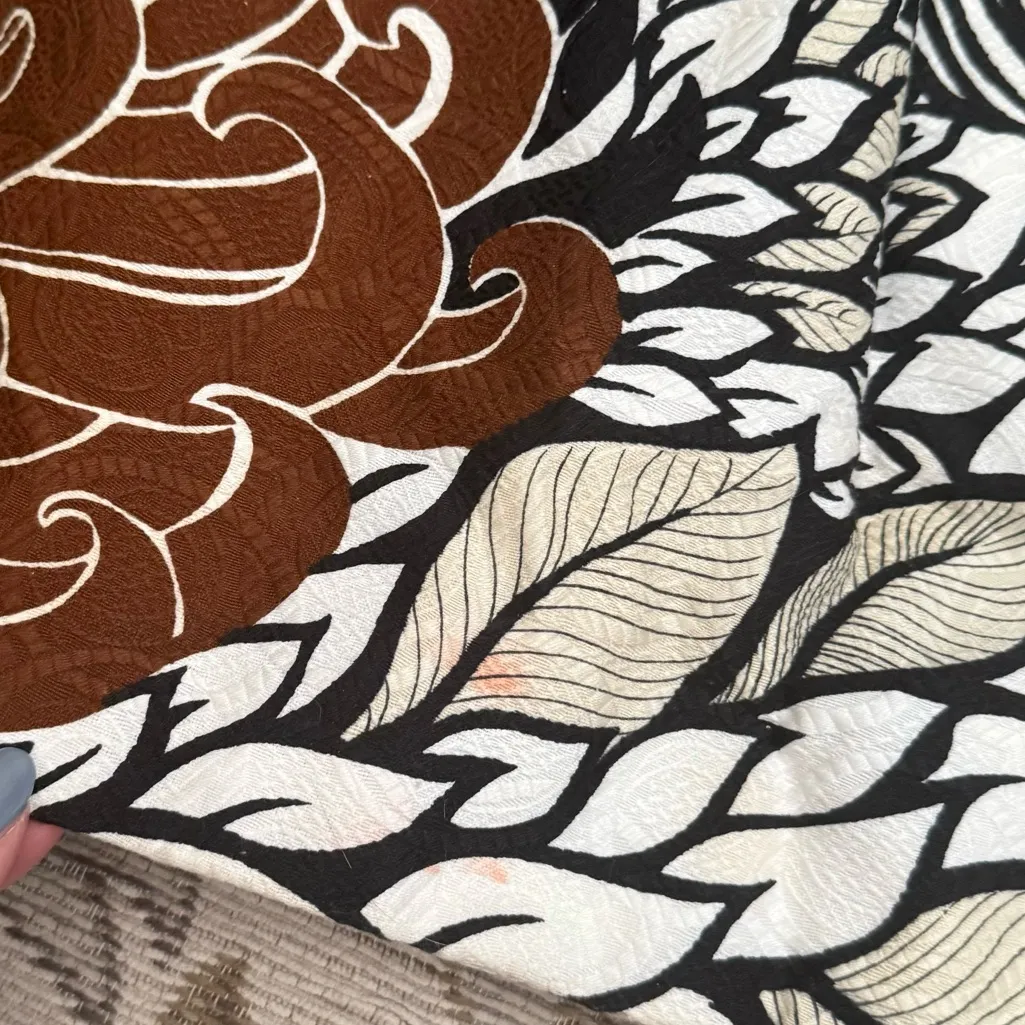 60’s 70’ Vintage Dress Boho Floral w/Shorts S Small M Medium Brown - Image 11