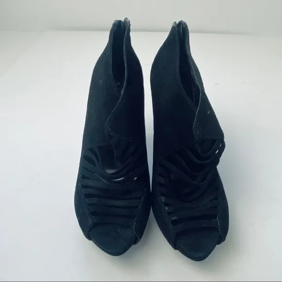 NEW Aldo suede peep toe platform heels - Image 2