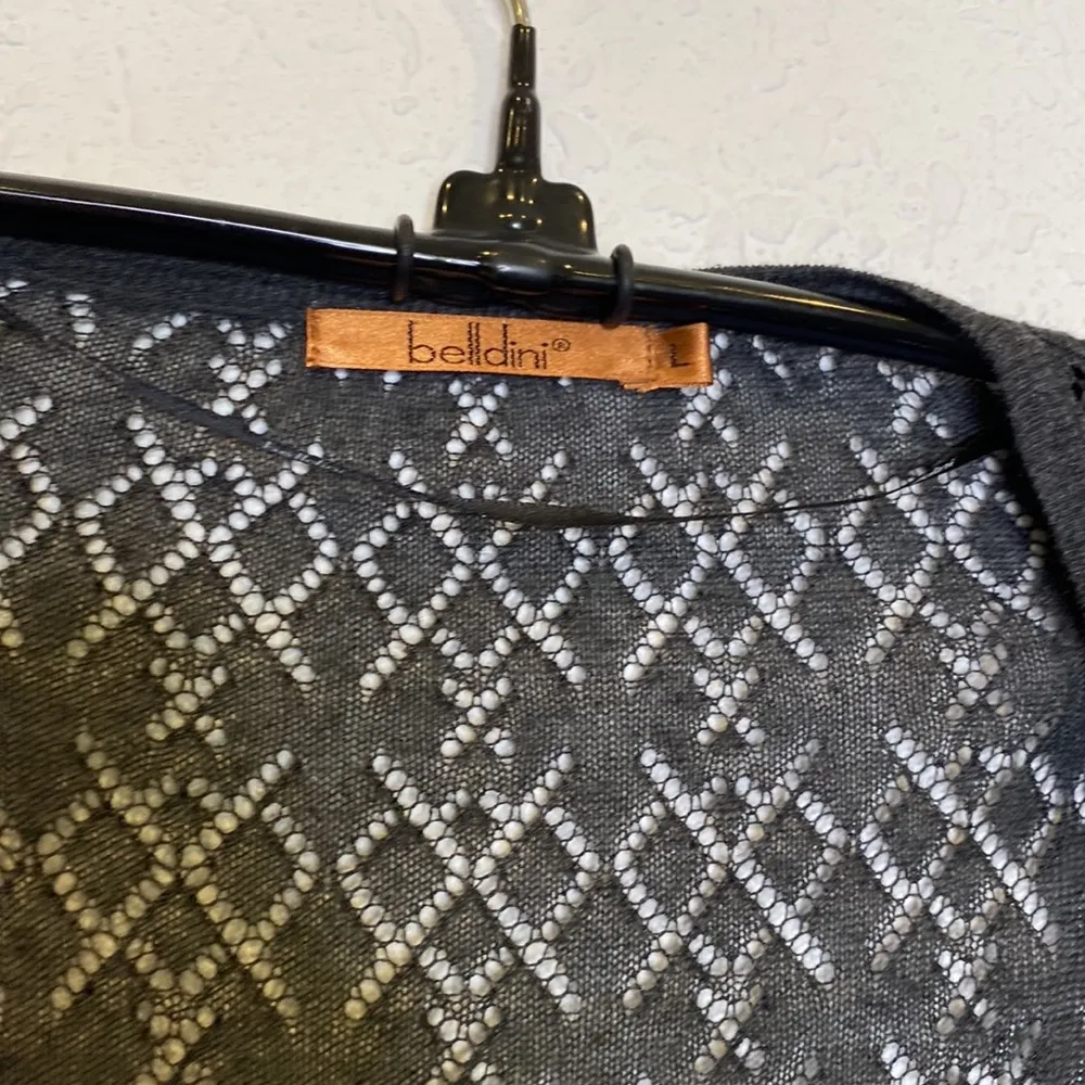 Belldini Pointelle Knit Open Front Lightweight Delicate Cardigan EUC Sz M Silk Size M - Image 2