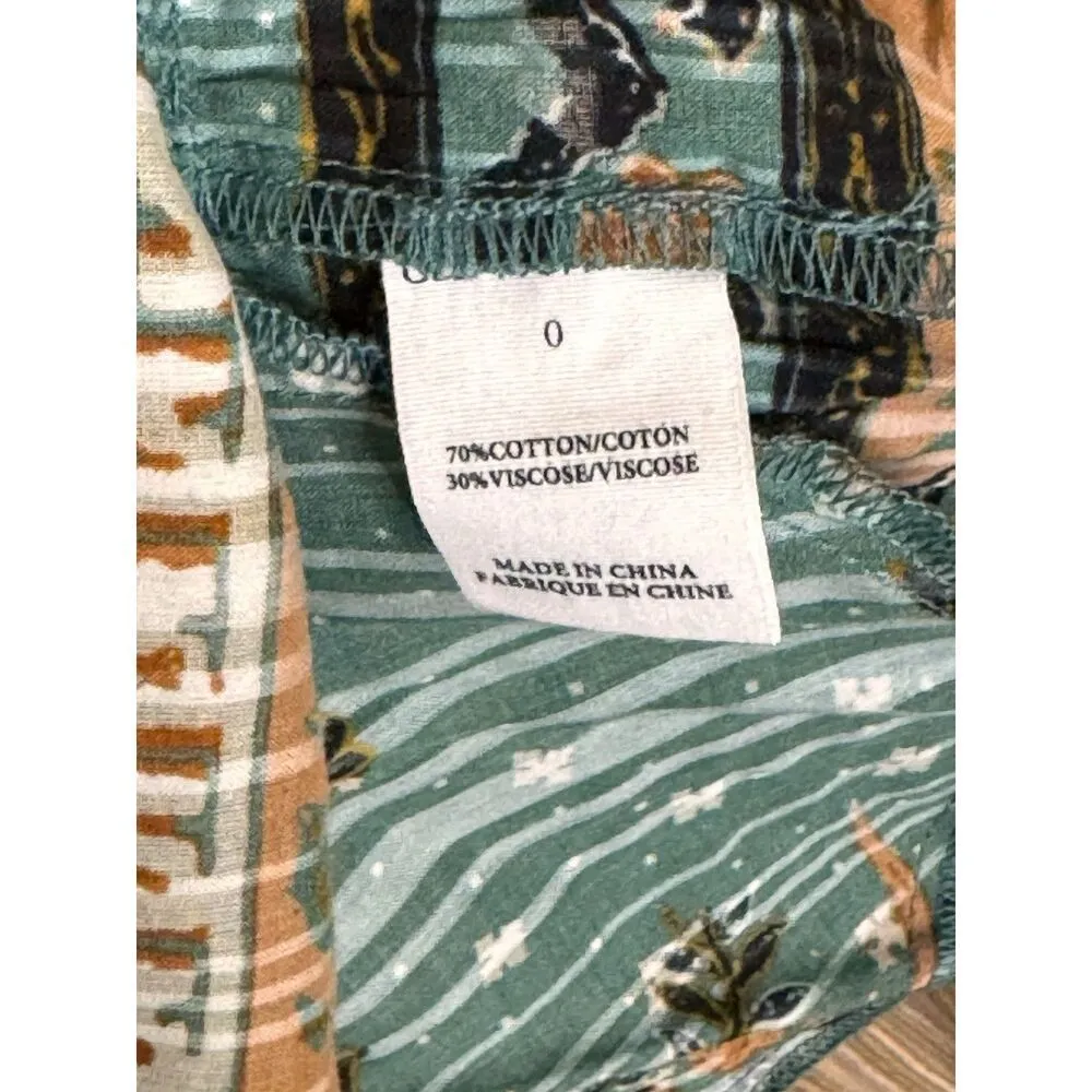 Ulla Johnson Etta Dress Peacock Print - Sundress Or Coverup - Size 0 - Image 6