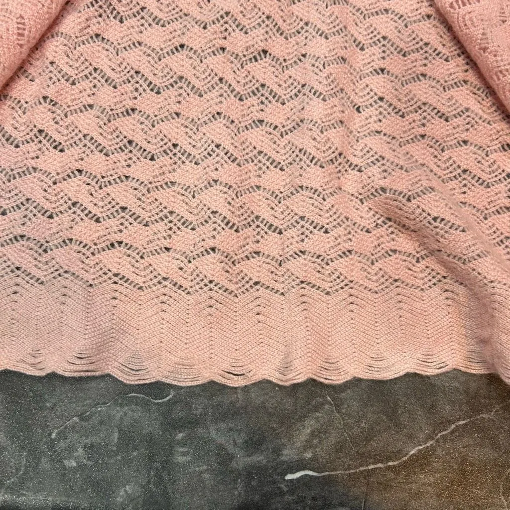 Vintage Dalton Montaldo’s Virgin Cashmere Pink Pastel Tank & Cardigan - Image 8