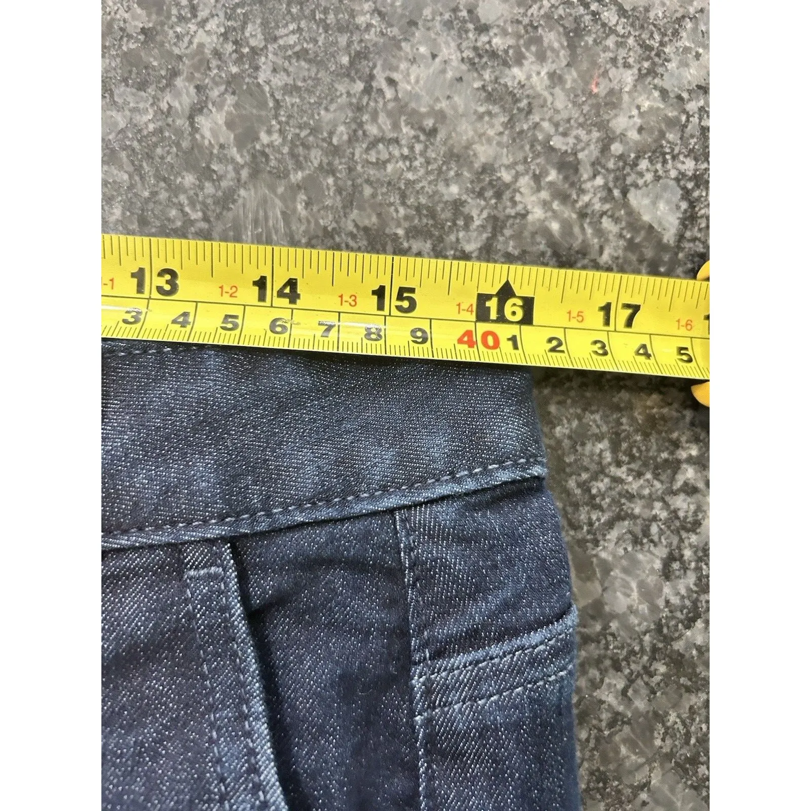 Ann Taylor Loft Modern Trouser Dark Denim Jeans Size 6 Low Rise Y2K Stretch City - Image 5