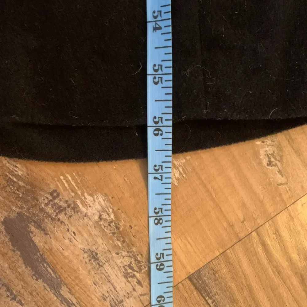 Vintage Saybury Black Velour robe Dress S Small Metallic Gold Ribbon Zipper - Image 7