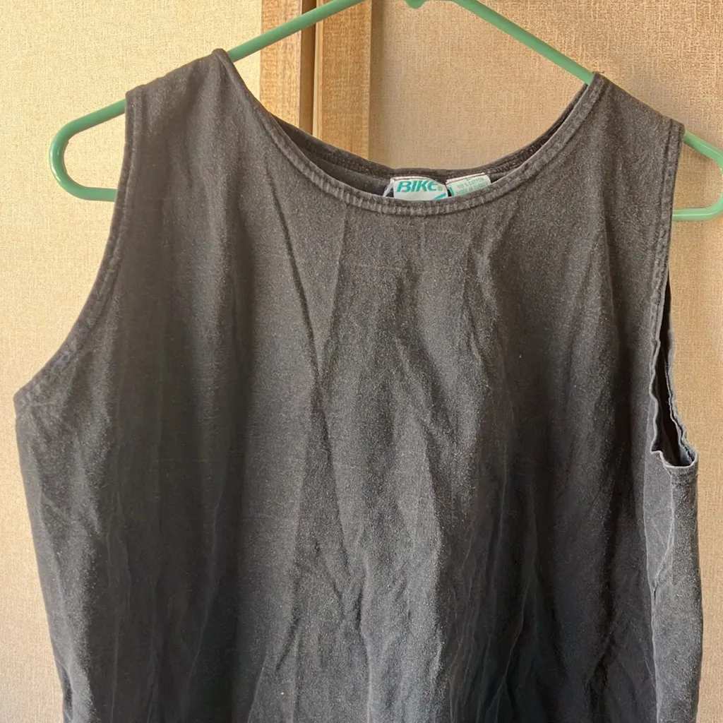 FINAL MARKDOWN BIKE Black Cotton unisex tank top Size L - Image 3