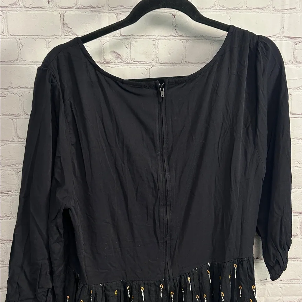 Harry Potter x Hot Topic RARE great hall border mid length skater dress Black Size 14 - Image 11