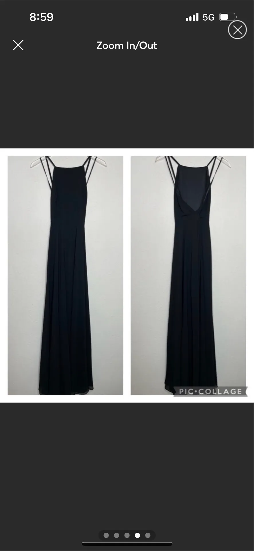 Lulus Black Maxi Dress L - Image 5