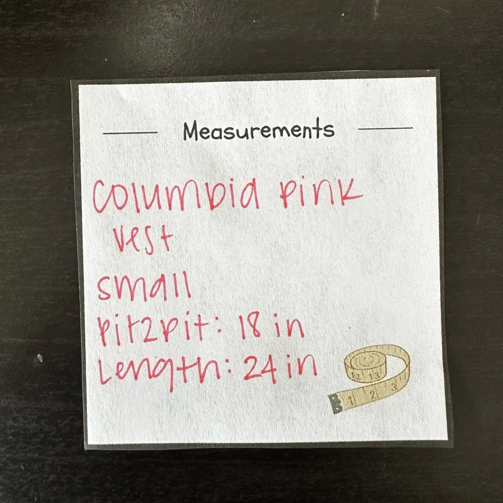 Women’s Columbia Full Zip Hot Barbie Pink Fleece Vest Small - Image 8