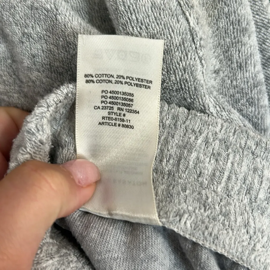 Aritzia The Group Babaton Lounge Sweat Terry Shorts Grey Plus‎ Size 1X - Image 4