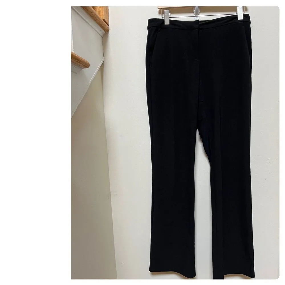 Boston Proper Black Silhouette Straight Leg Pant 32 Inch Inseam Size 10 Tall - Image 3