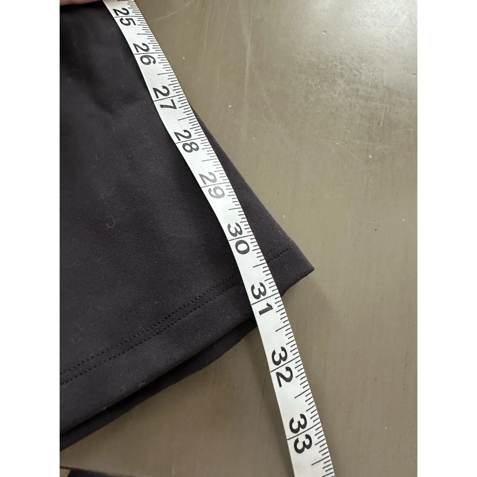 High Waisted Tummy Control Hem Color Block‎ Flare Casual Leggings Size Medium - Image 9