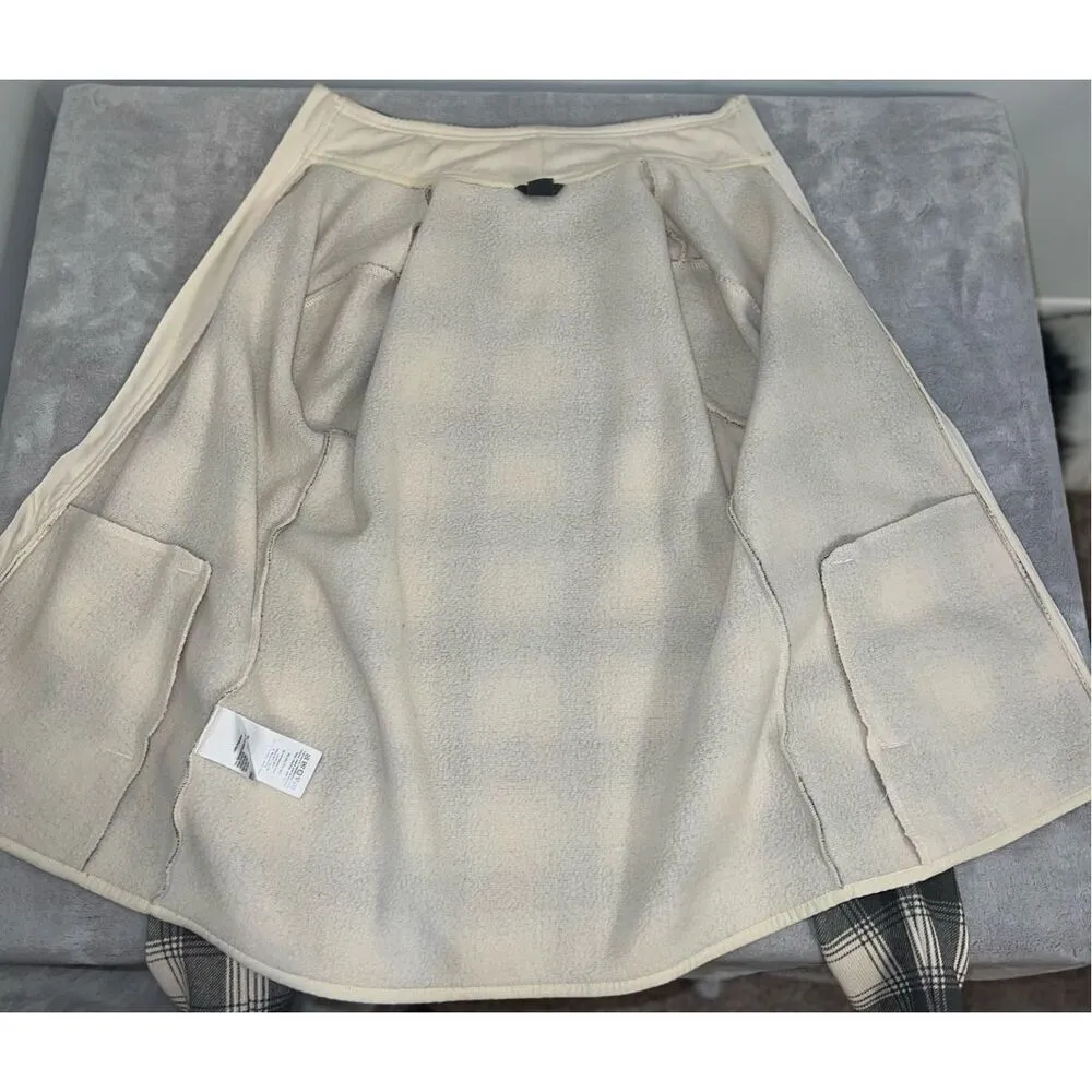 Eddie Bauer  Flannel Fleece Zip up Jacket Women’s Small - Image 10