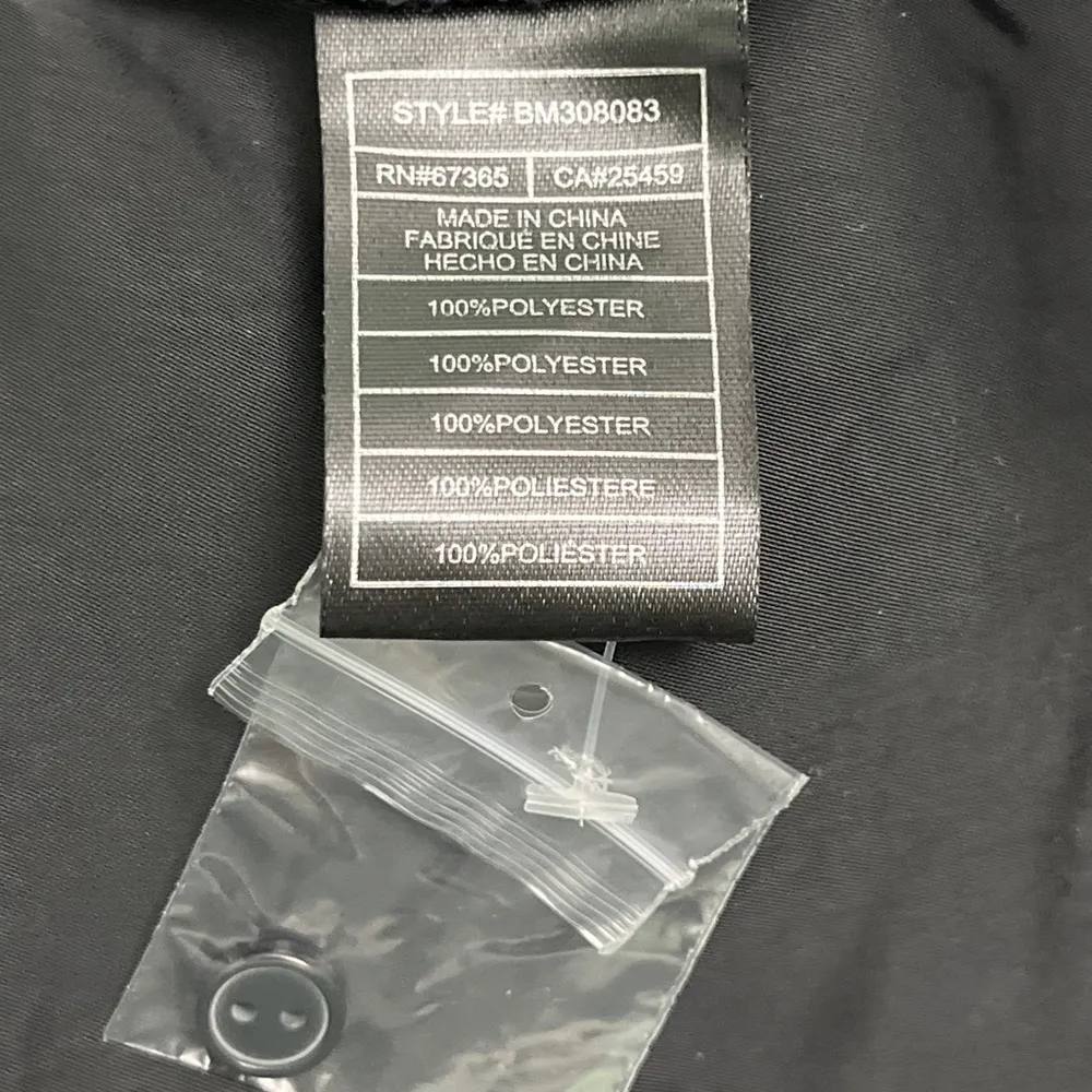 NWT Steve Madden Black Satin Belted Button Down Midi Dress Women’s Size 4 - Image 7