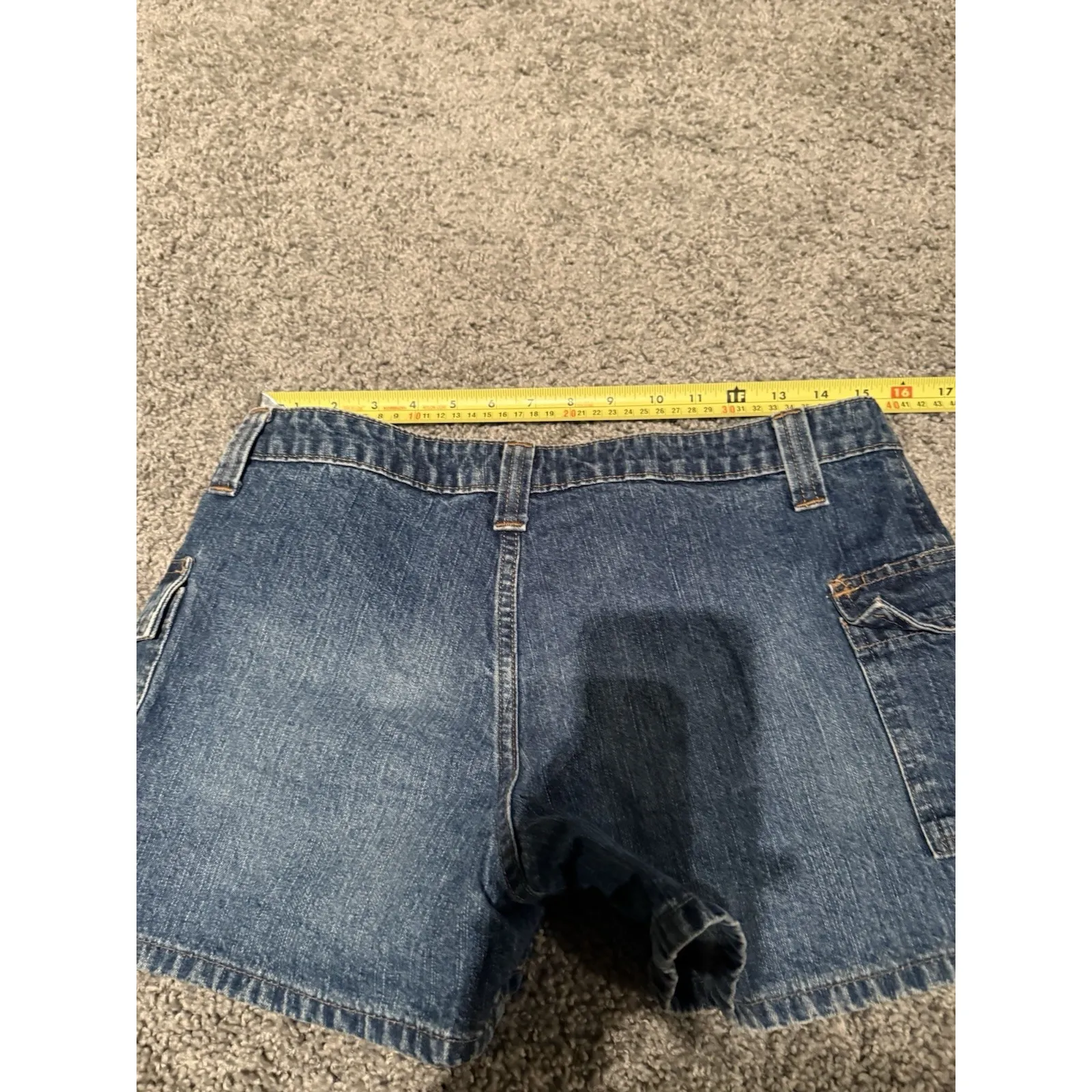 Vintage L.e.i Jeans Y2K 90's Skater Cargo Shorts Sz 11 Mall - Image 6