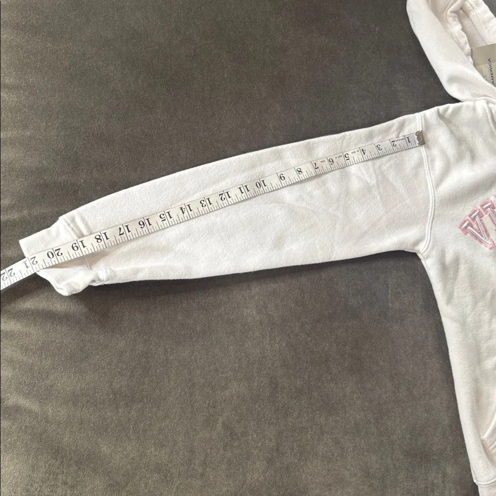 Women’s Virginia Tech White College Hoodie Embroidered Size S NEW - Image 11