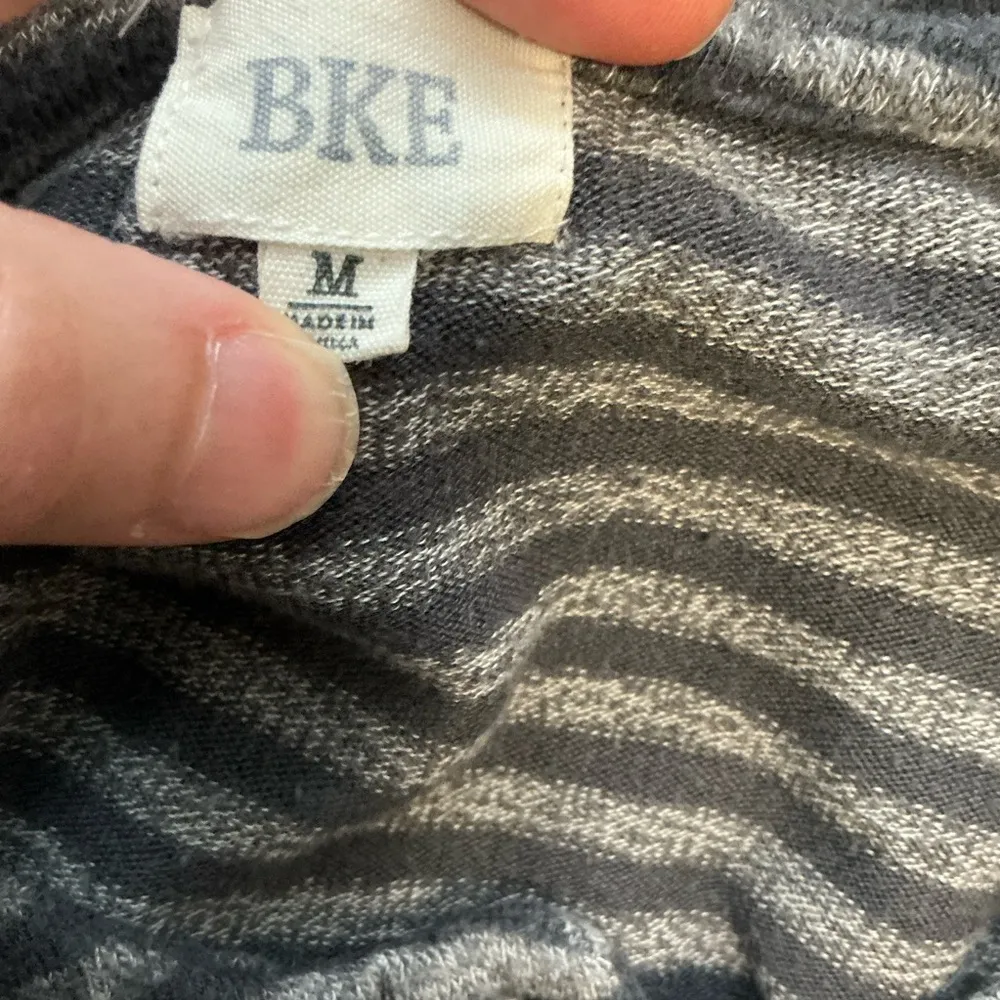 BKE  striped slouchy soft sweater - Image 2