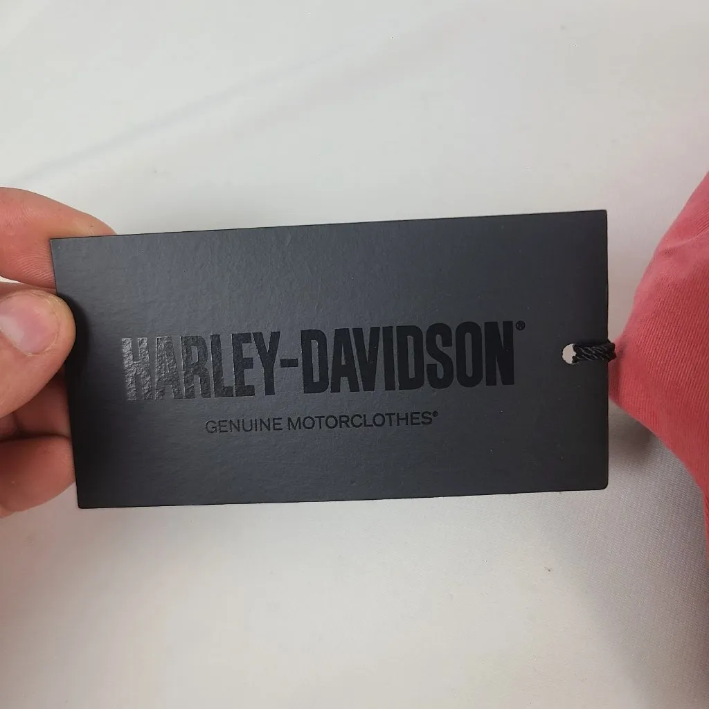 Harley Davison Motorcycles Hat Cap Women's Wounded Warrior Project Salmon NWT Orange - Image 5