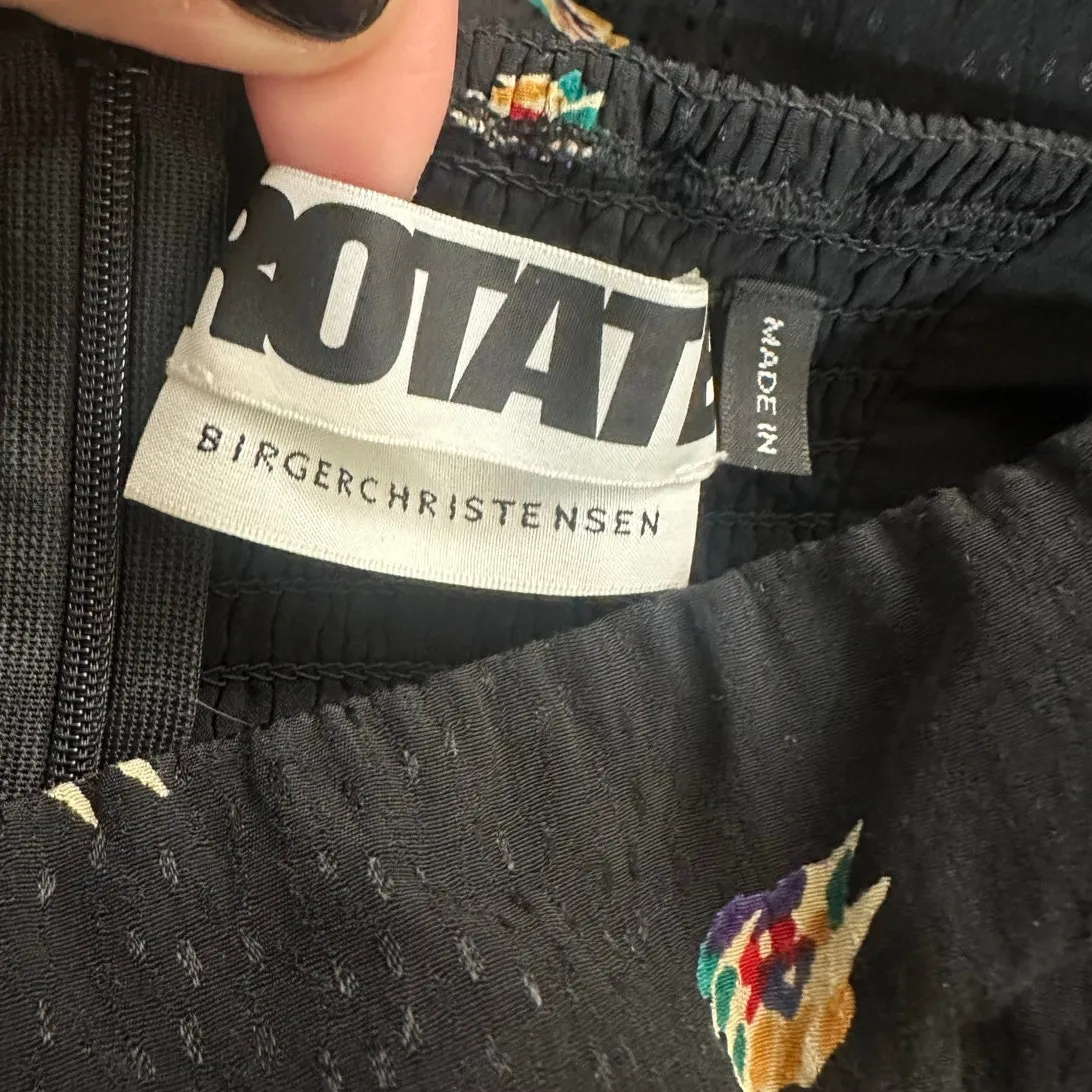 ROTATE Bethany Mini Dress Black Size 2 - Image 6