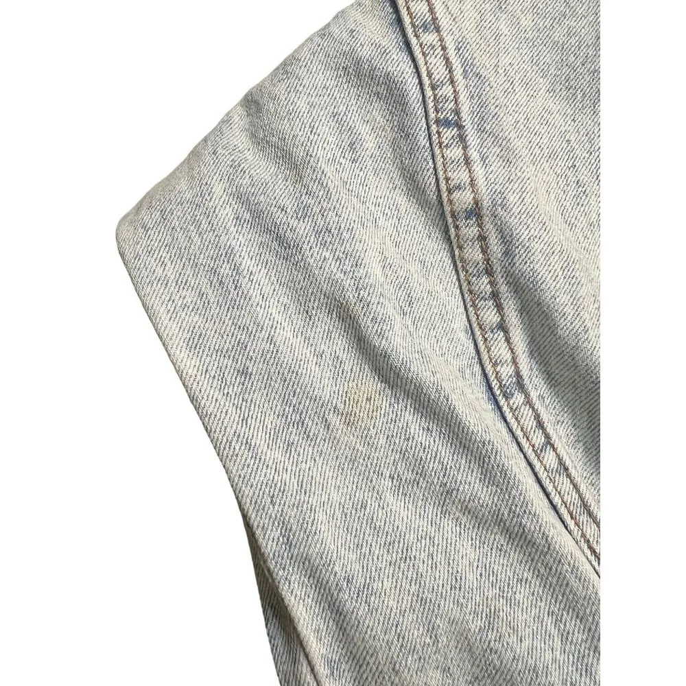 BDG Denim Jean Jacket Urban Outfitters Silver Tone Hardware 100% cotton Size M - Image 4