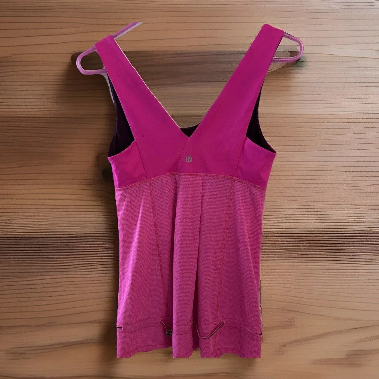 Lululemon Women's‎ Hustle and Bustle Tank Raspberry Glo Light Size 6 Pink - Image 5