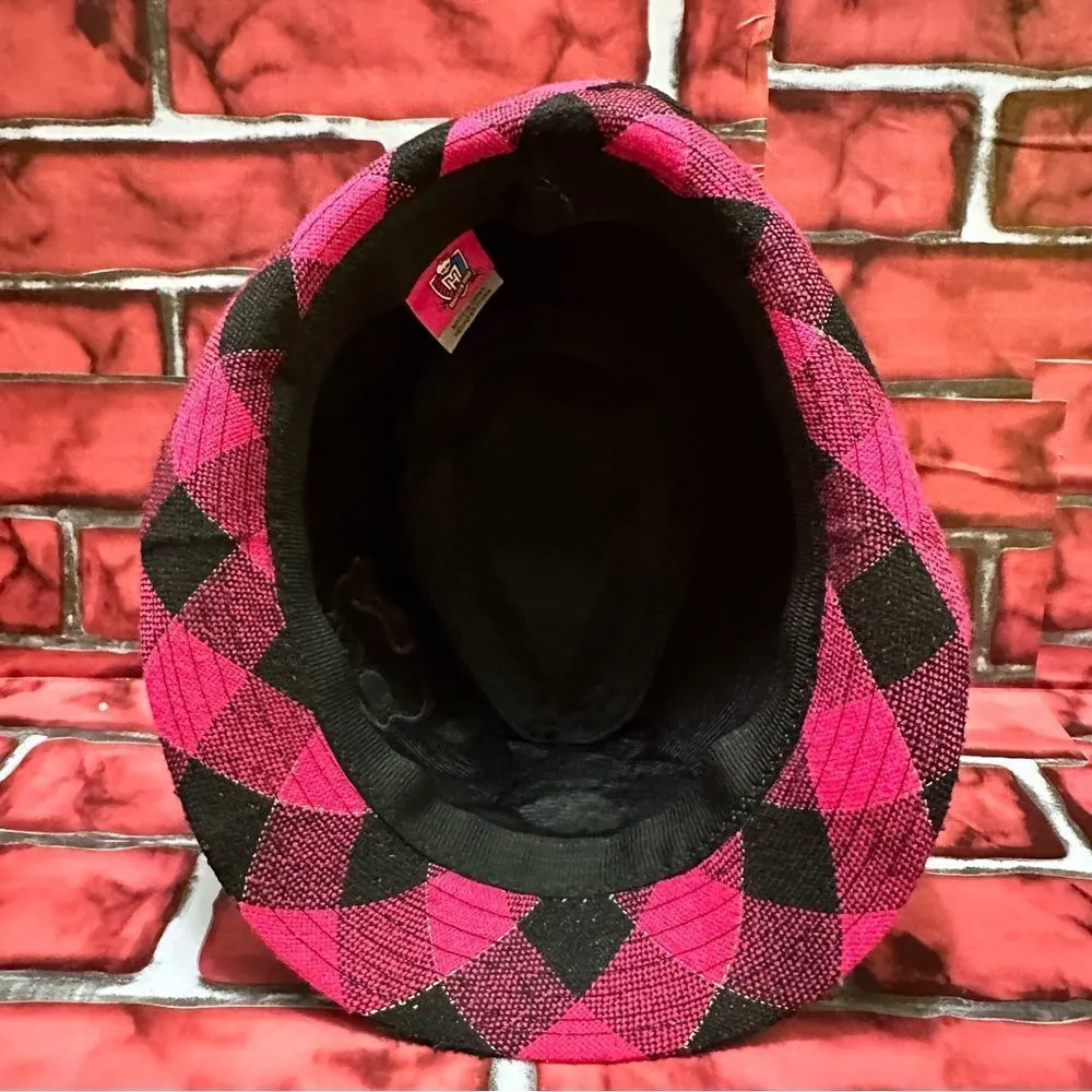 Monster High Hot Plaid pink Fedora Style Hat - Image 3