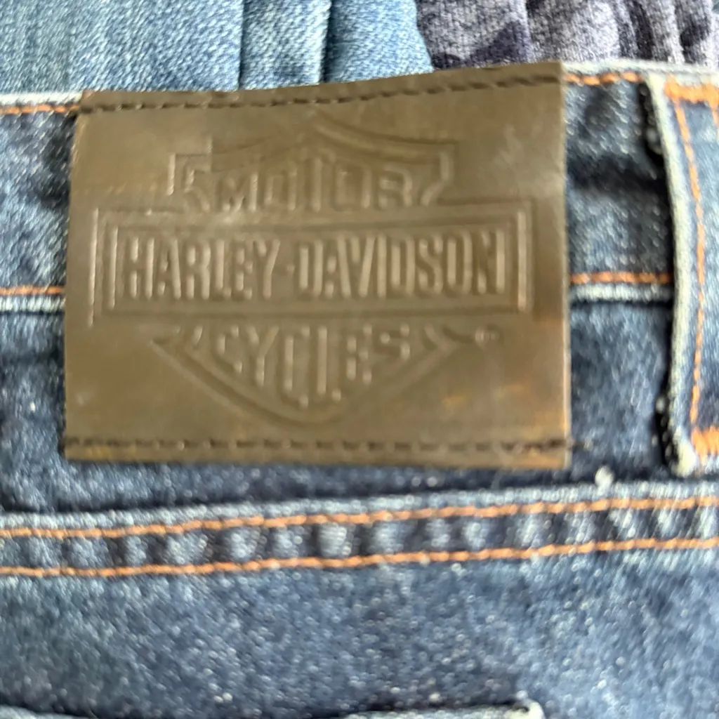 Harley Davidson dark denim jeans 16 R Blue - Image 15