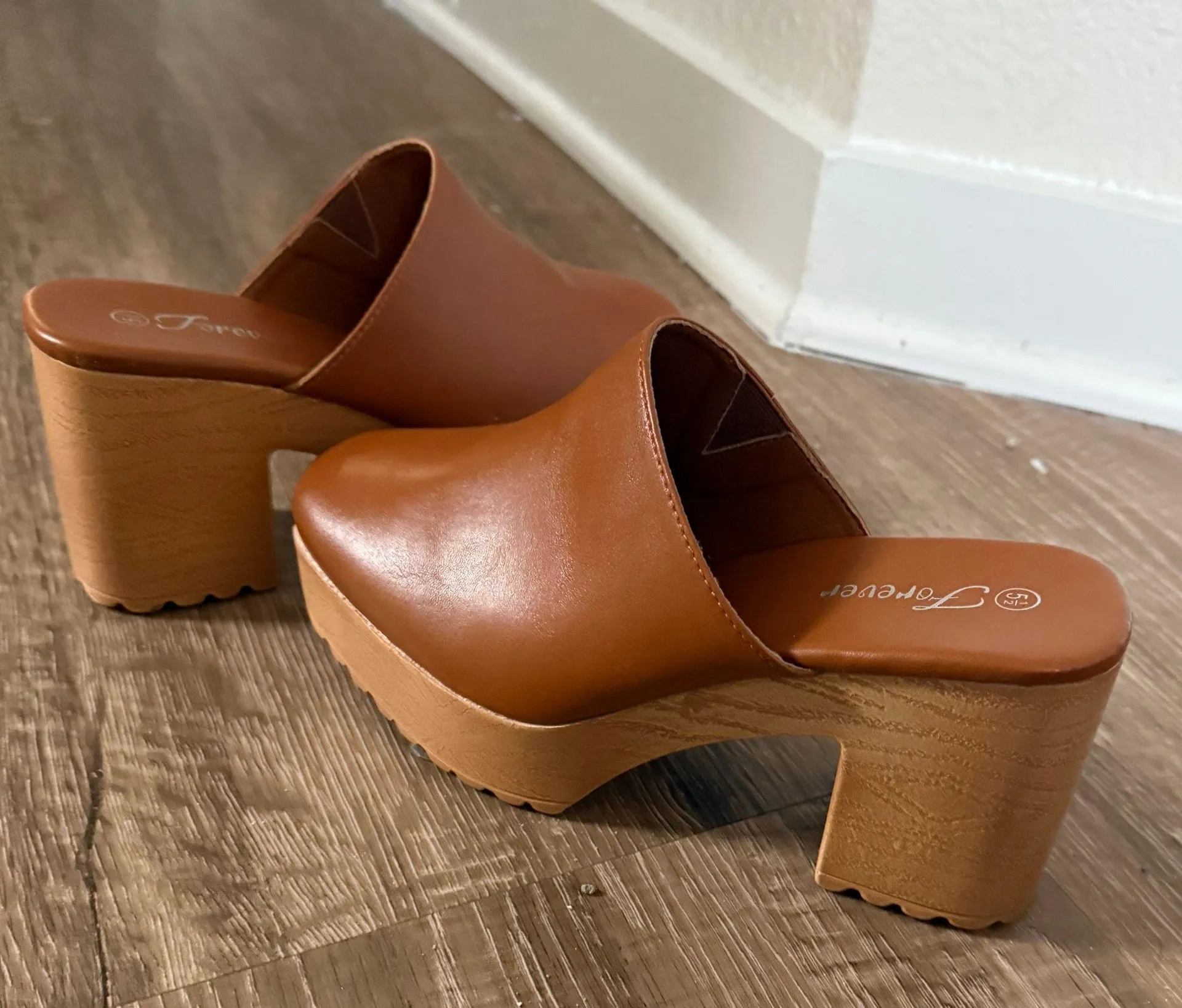 NWOT Brown chunky clog - Image 2