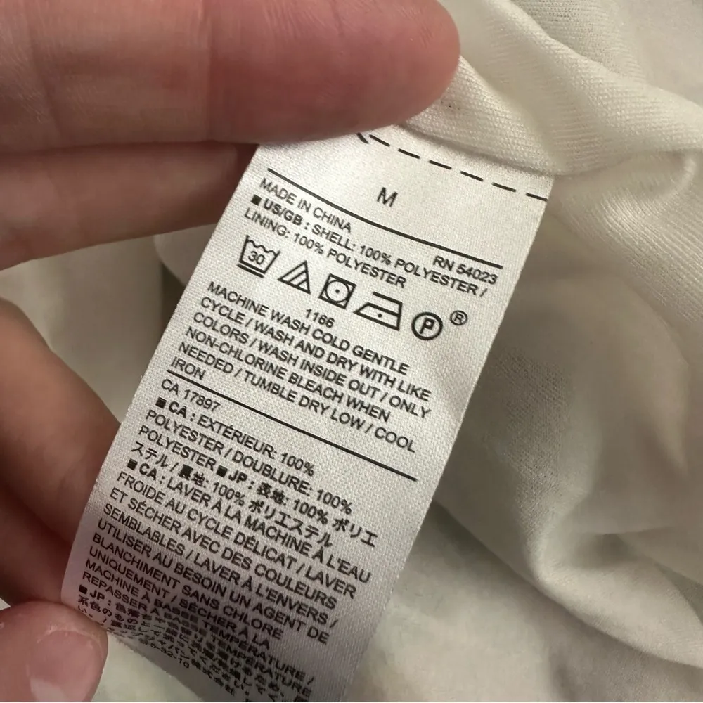 Banana Republic Factory Floral Chiffon Ruffle Midi Dress White Size M - Image 8