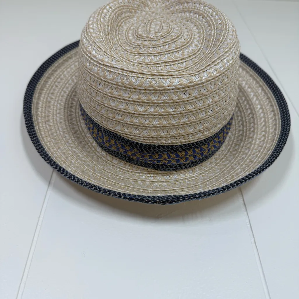 Eric Javits Squishee Packable Fedora Sun Hat Blue - Image 7
