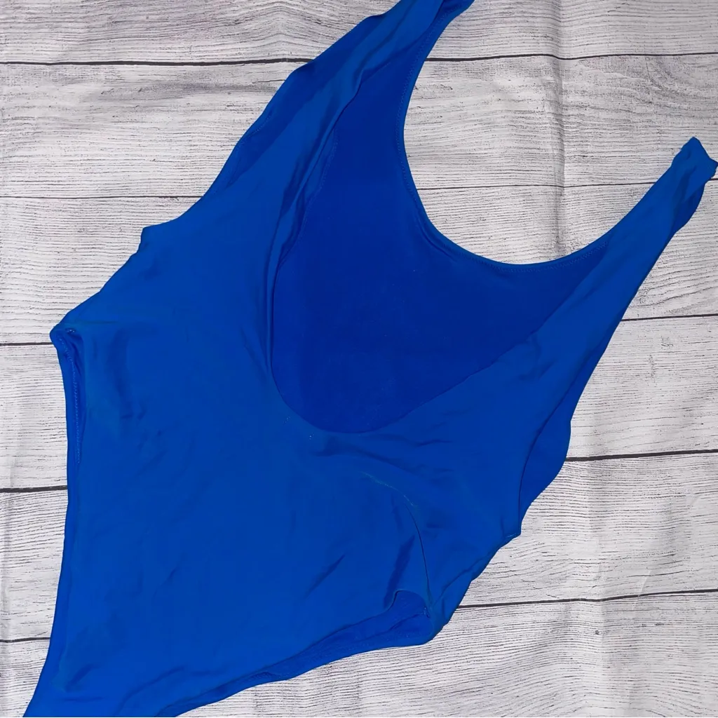 Aerie Blue One-Piece Cut Out Swimsuit - Image 5