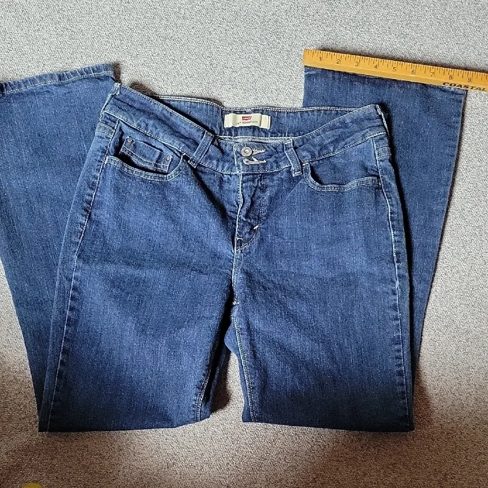 Levi's Blue Boot Cut Jeans Classic Style Size 29 - Image 3