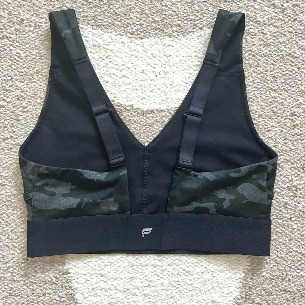 Fabletics All Day Everyday Convertible Camo Print Sports Bra - Image 5