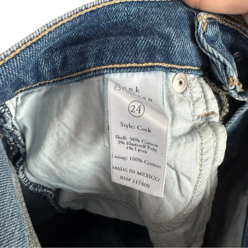 Frank & Eileen Cork Everyday Straight Leg Jeans Everyday Blue 24 - Image 5