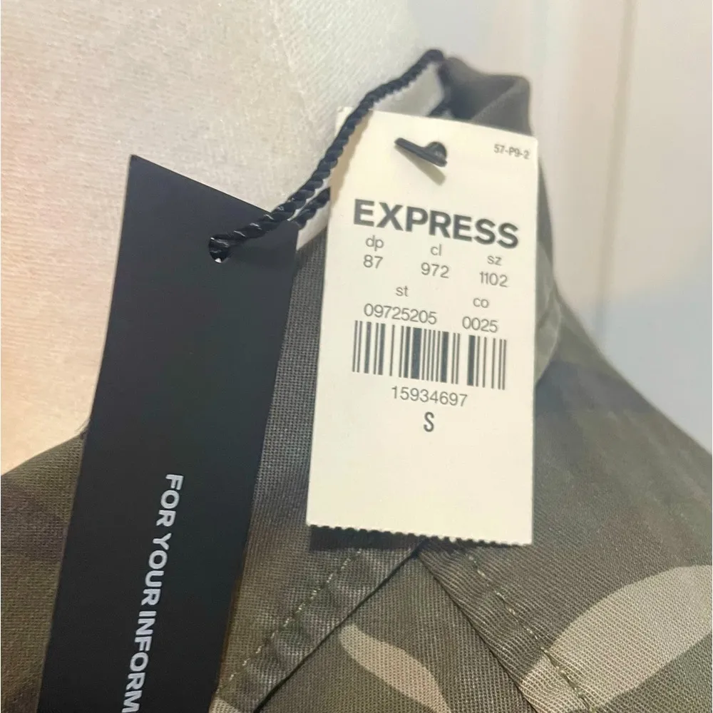 Express Camo Button Up Top.   LTOP409 - Image 3