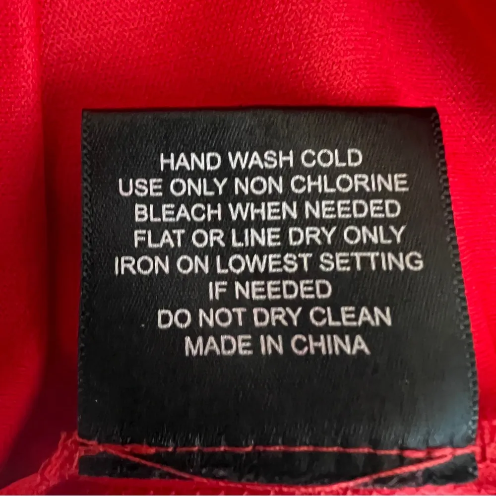 Crystal Dolls Size 5 Red Long Sleeve Sweetheart Neckline Sheath BodyCon Dress - Image 11