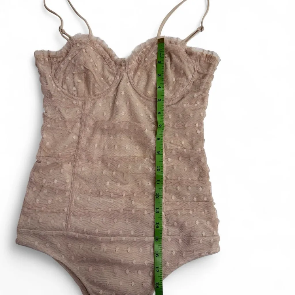 Cloud Ten Sheer Cream Bodysuit - Image 3